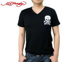 【★300円OFFクーポン&ポイント5倍★6月3日20:00〜6月11日01:59迄】エドハーディー メンズ Tシャツ Ed Hardyスカル ブラック M02...