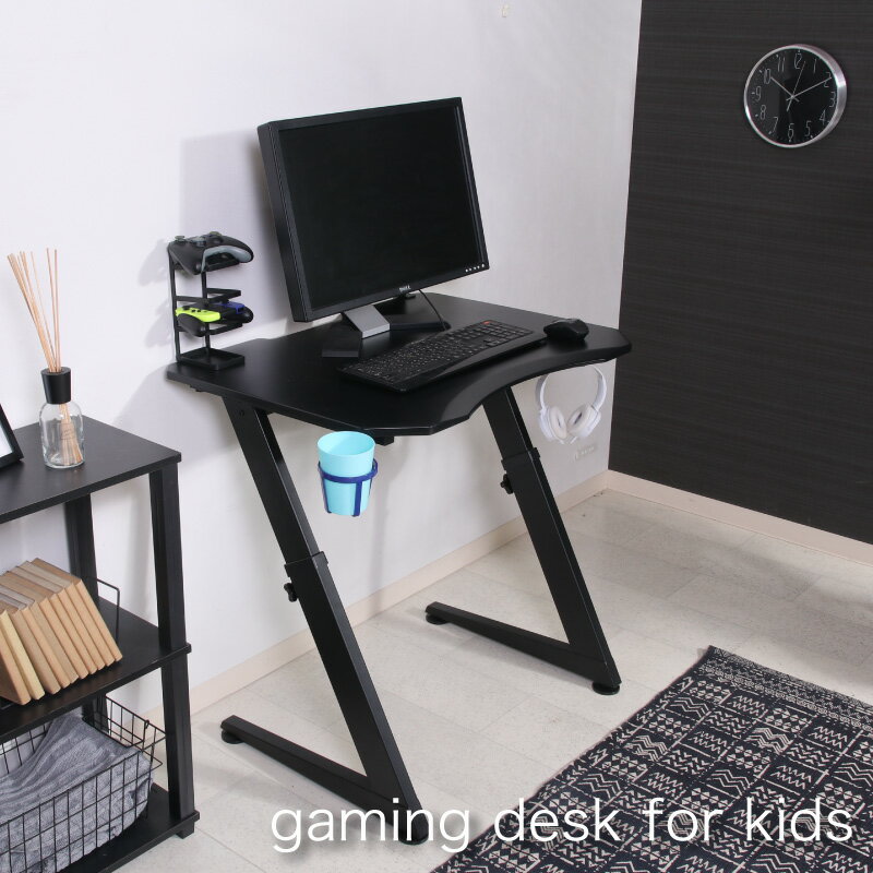 キッズ用ゲーミングデスク レイズ BL　本格的なキッズ用ゲーミングデスク レイズ(3)