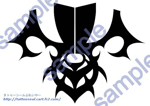 咎狗の血　グンジ　胸　コスプレ用タトゥーシール画像