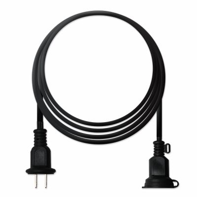 延長コード3m屋外用防雨型黒イルミネーション用ガーデンライト用電源延長コード分配コード電源コードフタ付きコンセントブラック連結配