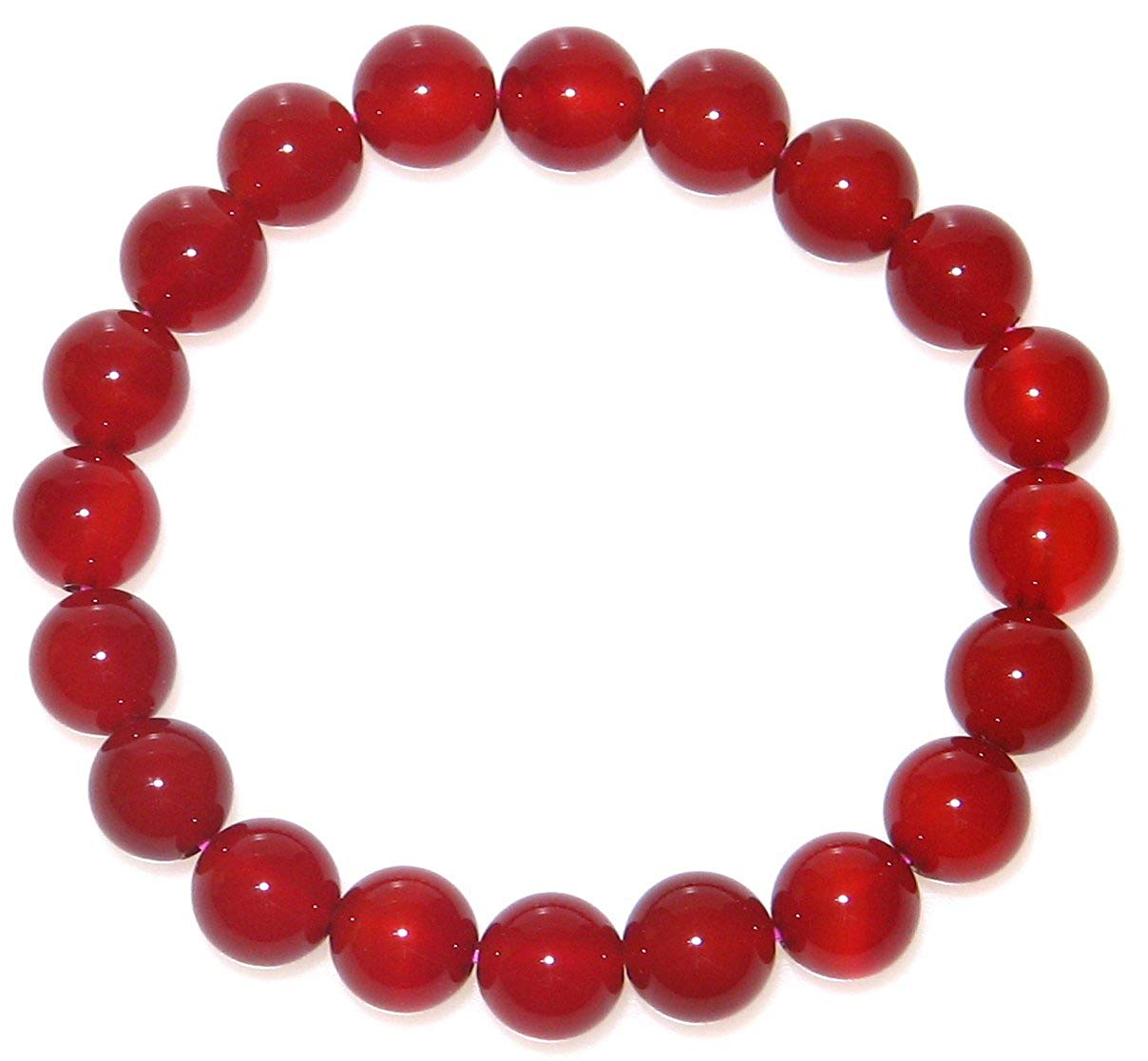 カーネリアン 10mm ブレスレット 【15cm 16.5cm 18cm】【7月 誕生石】情熱 活力 開拓 浄化 健康 リズム ギフト 数珠 念珠 天然石 パワ...