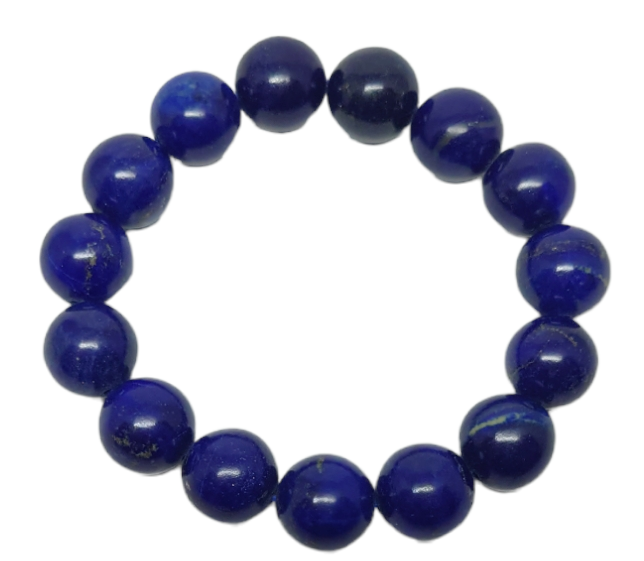 12月誕生石AA+グレード ラピスラズリ 14mm ブレスレット【18cm】【12月 誕生石】瑠璃 天然石 数珠 念珠 繁栄 成功 知性 パワーストーン メンズ...
