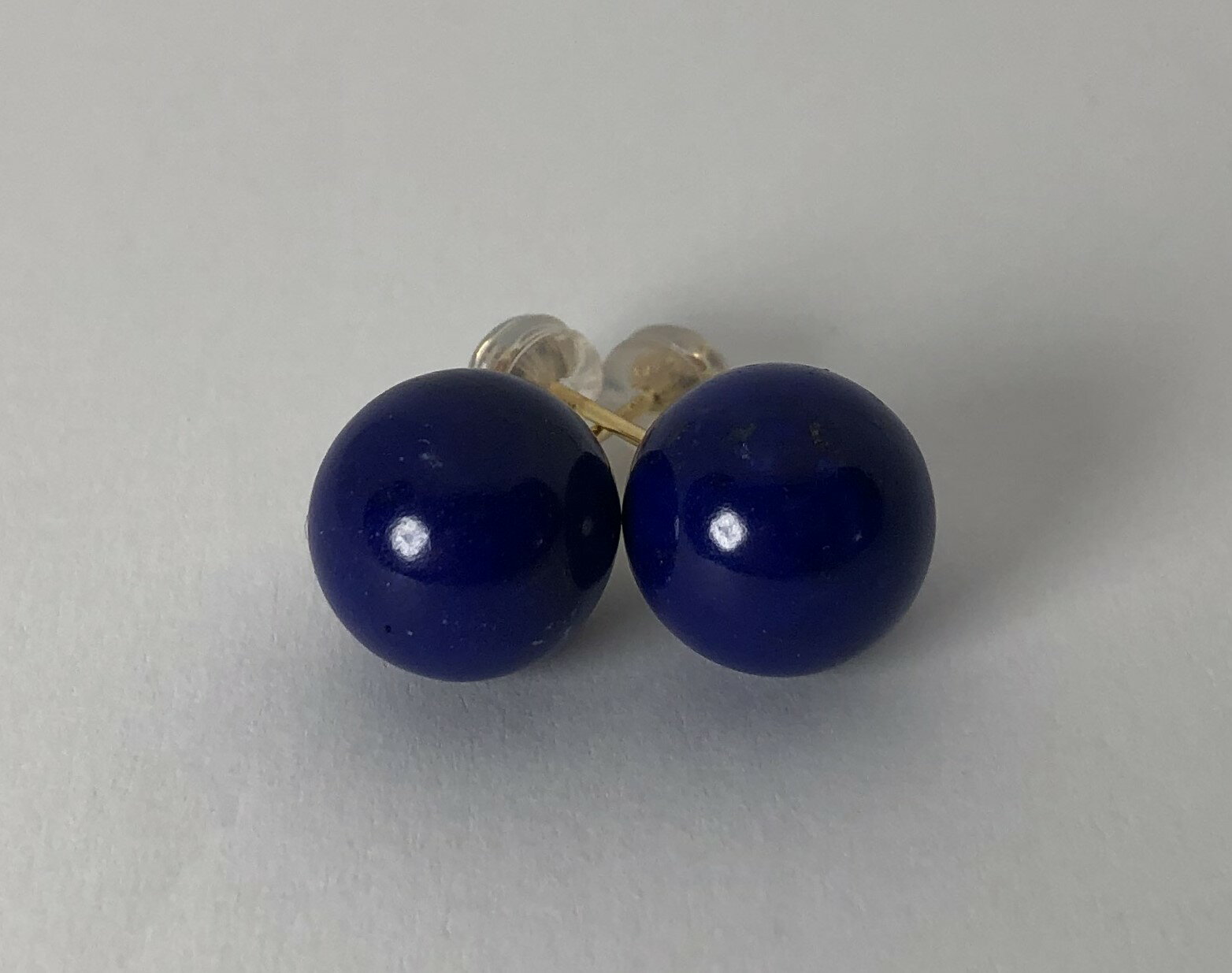 最高級5A ラピスラズリ 12mm K18 ピアス 【12月 誕生石】瑠璃 天然石 数珠 念珠 繁栄 成功 知性　 パワーストーン メンズ レディース ジュエリー