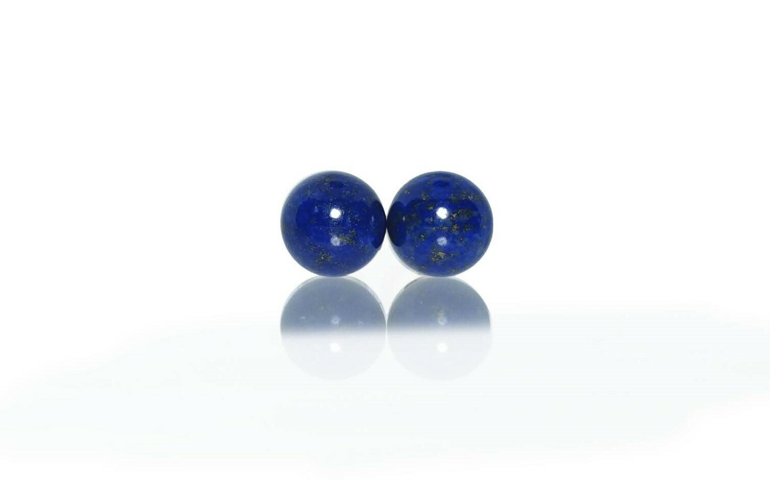 高級AA ラピスラズリ 8mm K18YG(イエローゴールド) 鑑別書付ピアス【12月 誕生石】瑠璃 天然石 繁栄 成功 知性[夏]