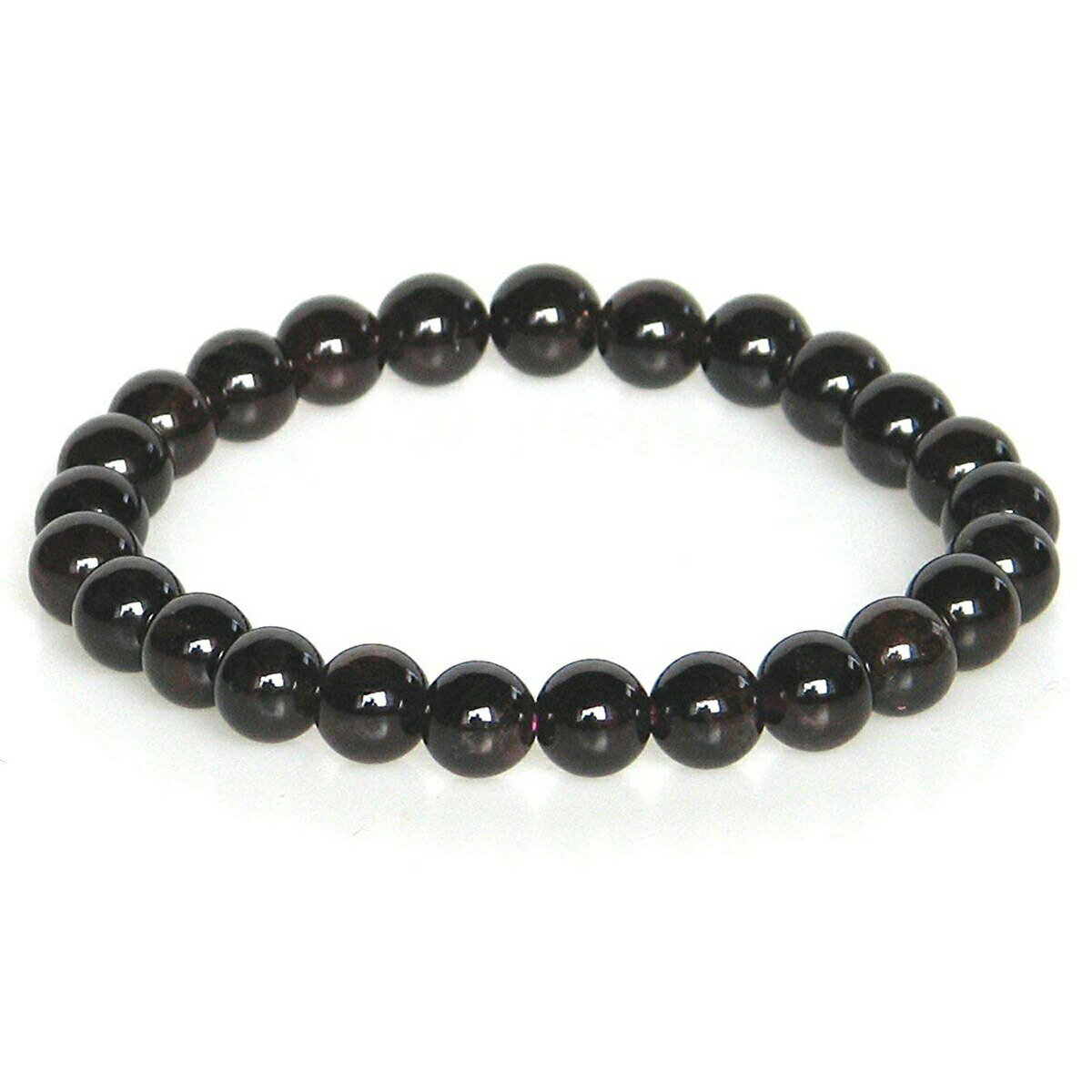 AAグレード ガーネット 8mm ブレスレット 【16.5cm 18cm 20cm】【1月 誕生石】ざくろ石 数珠 愛 結実 天然石 パワーストーン レディース...