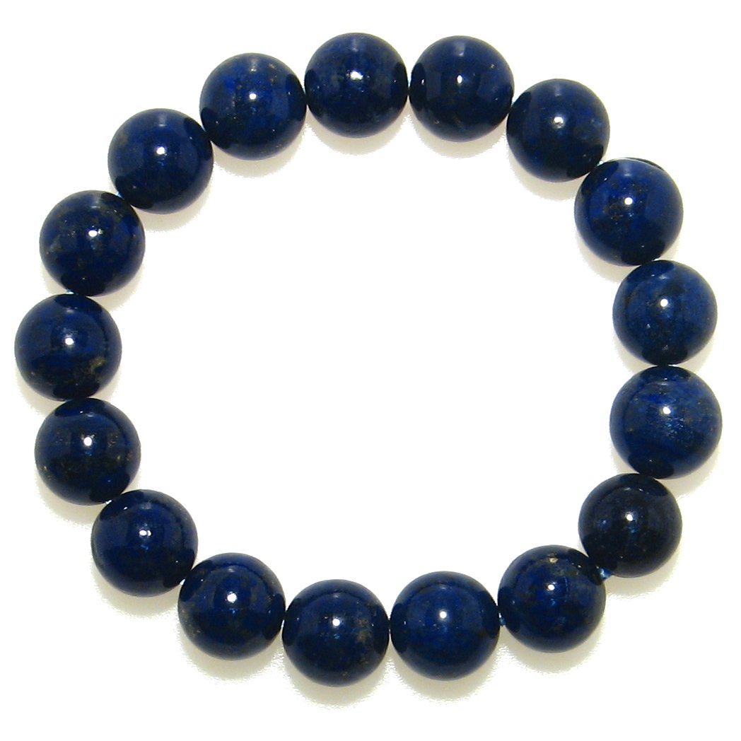 高級AAグレード ラピスラズリ 12mm ブレスレット 【16.5cm 18cm 20cm 22cm】【12月 誕生石】瑠璃 天然石 数珠 念珠 繁栄 lapi...