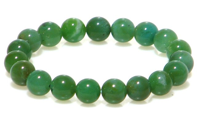 ペルー産 ジェムシリカ 10mm ブレスレット【15cm 16.5cm 18cm】【5月 誕生石】天河石 ホープストーン 念珠 天然石 数珠 アクセサリー ジュ...