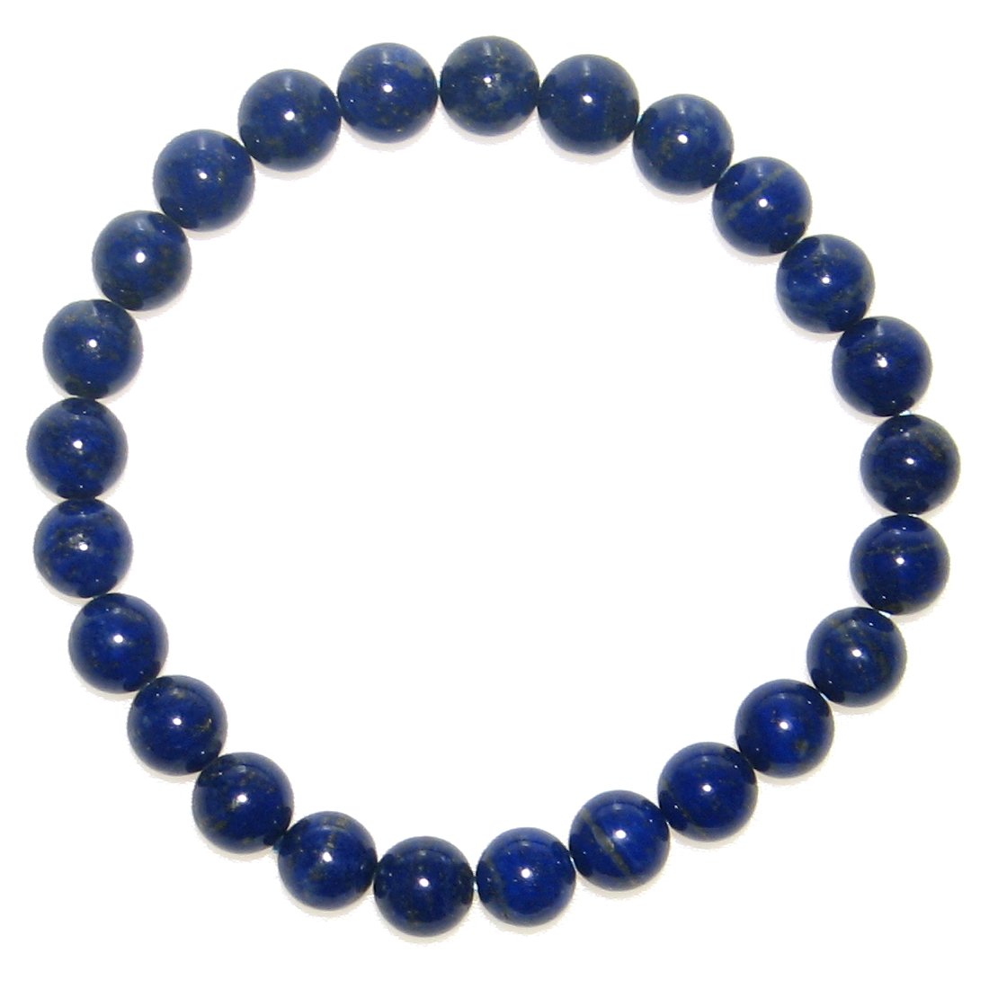 AA ラピスラズリ 8mm ブレスレット 【15cm 16.5cm 18cm 20cm】【12月 誕生石】瑠璃 繁栄 成功 知性 天然石 数珠 アクセサリー ジ...