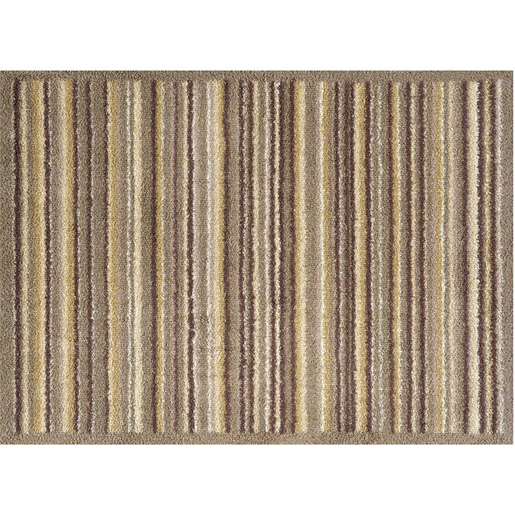 玄関マット Turtle Mat (タートルマット) TM Sandstone Stripe 60×85cm｜屋外 室内 洗える かわいい おしゃれ 滑り止め 北欧 ナチュラル シンプル コットン クリーンテックス Kleen-Tex