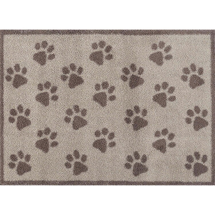 玄関マット Turtle Mat (タートルマット) TM Paws 60×85cm｜屋外 室内 洗える かわいい おしゃれ 滑り止め 北欧 ナチュラル シンプル コットン クリーンテックス Kleen-Tex