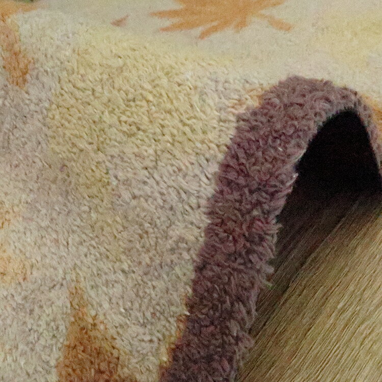 玄関マット Turtle Mat (タートルマット) RHS Maple Leaf 60×85cm｜屋外 室内 洗える かわいい おしゃれ 滑り止め 北欧 ナチュラル シンプル コットン クリーンテックス Kleen-Tex