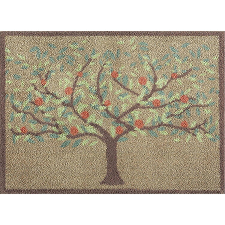 玄関マット Turtle Mat (タートルマット) DH Orchard 60×85cm｜屋外 室内 洗える かわいい おしゃれ 滑り止め 北欧 ナチュラル シンプル コットン クリーンテックス Kleen-Tex