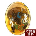 ＼最大25％OFFクーポン＆P5倍／ロイヤルアンバー 琥珀 ペンダントトップ ネックレス ブローチ 風神雷神図 蒔絵 俵屋宗達 メンズ 男性用 チェーン別売り バルト産 K18 琥珀屋 送料無料 ハンドメイド 手作り パワーストーン 天然石 父の日 能登半島地震義援金 No 128