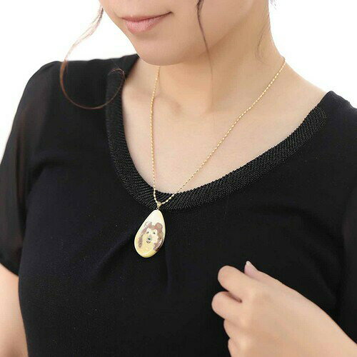 シェットランドシープドッグ 雑貨 琥珀 ペンダントトップ ネックレス シェルティー...