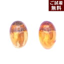 \最大30%OFFクーポン/【動画あり】 琥珀 イヤリング 琥珀 ピアス スタッド 直付け 直結 レッドアンバーメキシコ産 楕円 オーバル カボションカット レインボー グリーン 青緑 一点物 琥珀屋 No 2918 送料無料 パワーストーン 未処理石 天然石 ギフト ギフト