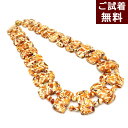 \最大30%OFFクーポン/琥珀 ネックレス モザイク 寄木細工 バルト産 44cm クレオパトラ スタイル シルバー 一点物 琥珀屋 No 3451 天然石 ...