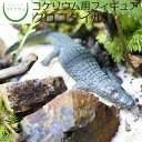 ミニ観葉植物 プチギフト 【観葉植物 おしゃれ ミニ テラリウム フィギュア ミニ観葉 コケリウム 苔 コケ 苔テラリウム 苔リウム アクアリウム アクアテラリウム 園芸 ハイドロカルチャー ガーデニング グリーン インテリア 緑 苔盆栽 癒し moss 初心者】 コケリウムフィギュア クロコダイル