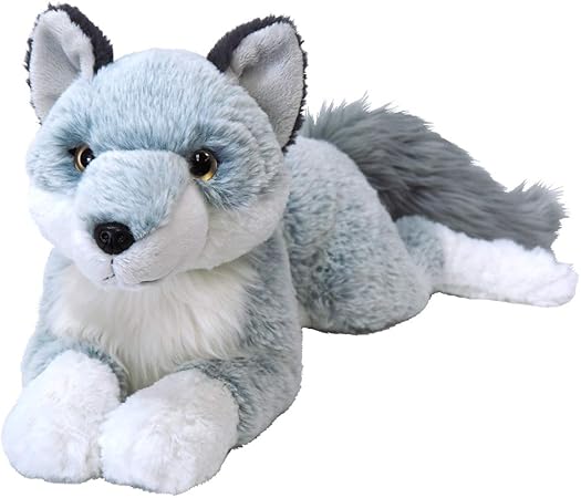サンレモン(Sun Lemon) ひざ おおかみ M 22.5 9 44.4cm ぬいぐるみ アニマル P-4992