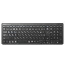 エレコム キーボード Bluetooth パンタグラフ コンパクトキーボード Windows Mac iOS Android対応 ブラック TK-FBP101BK