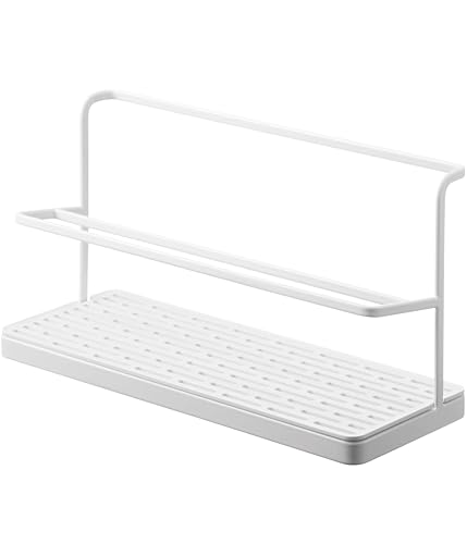 山崎実業(Yamazaki) ワイド ジャグボトルスタンド ホワイト 約W32XD12XH17cm タワー tower 水筒 スタン..