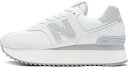 ニューバランス スニーカー WL574Z 574+ 厚底 現行モデル レディース JP(Off White) 22.0 cm B