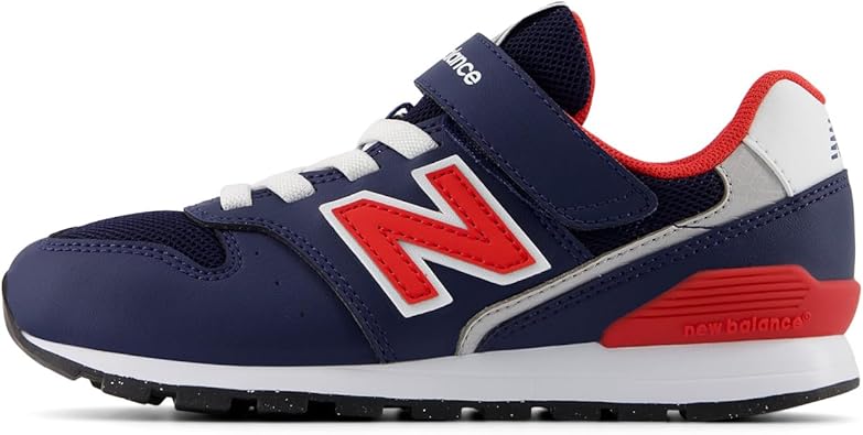 ニューバランス キッズスニーカー YV996 現行モデル ゴム紐 マジックテープ 男の子 女の子 EB3(NAVY) 23.5 cm M