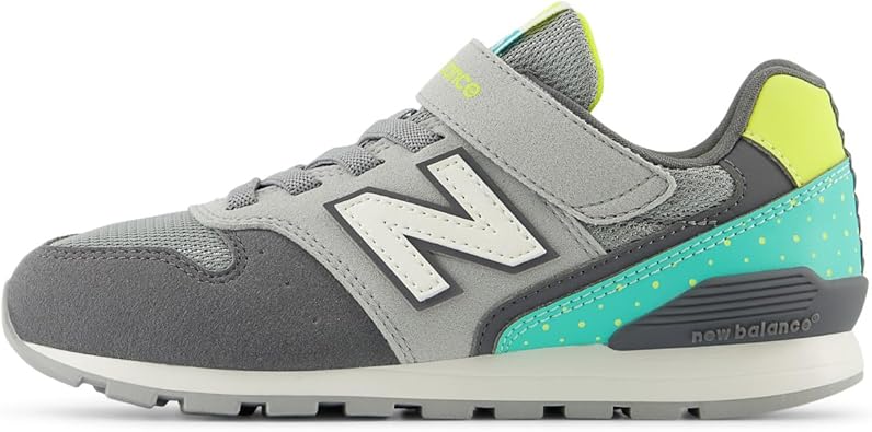 ニューバランス キッズスニーカー YV996 現行モデル ゴム紐 マジックテープ 男の子 女の子 PC3(GRAY/GR..