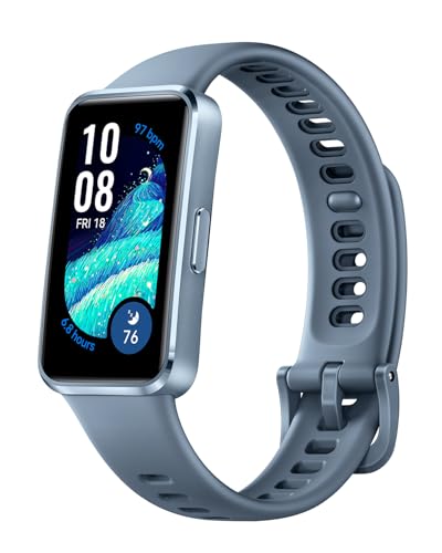 HUAWEI Band 10 Aluminum Edition アルミニウムケース スマートウォッチ 快適な付け心地 情緒モニタリング 24時間睡眠管理 14日間持続バッテリー 急速充電 LINE通知 睡眠時呼吸乱れ検知