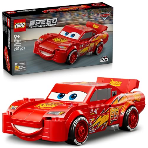 レゴ(LEGO) スピードチャンピオン ライトニング マックィーン おもちゃ 玩具 誕生日 プレゼント ブロック 男の子 女の子 子供 9歳 10歳 11歳 小学生 乗り物 車 ミニカー インテリア オシャレ 77255