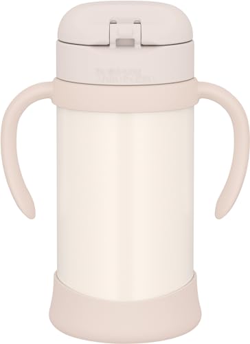 サーモス まほうびんのベビーストローマグ 飲み口とパッキンが一体 350ml ベージュ 保冷専用 FJT-350 BE