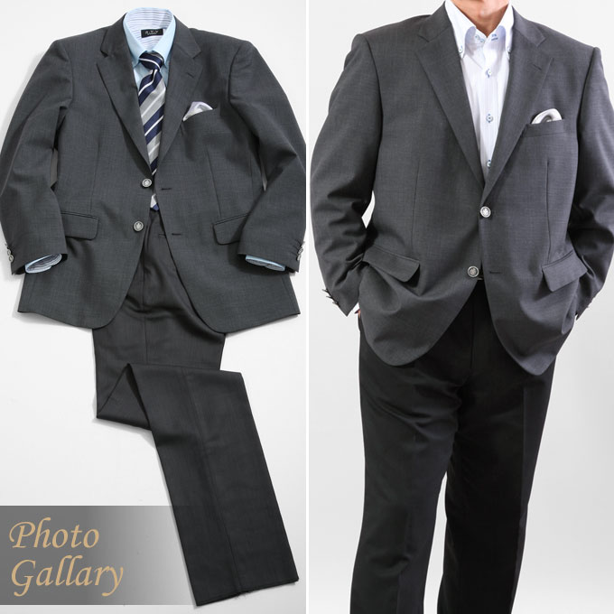 大きいサイズ ジャケット 春夏秋 グレー ブレザー シングル 2つボタン キングサイズ ビッグサイズ 2L 3L 4L 5L キングサイズ 送料無料