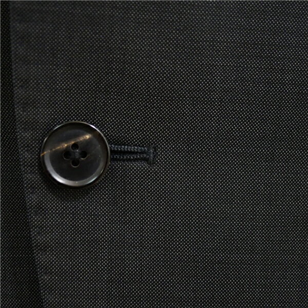 FILO D'ORO スーツカンパニー シルク混 3ピース 2パンツ 2つボタン シングルスーツ M A5 ダークグレー ノータック VBN58701 春夏秋 5XF020 【送料無料】【中古】【メンズビジネス】202505