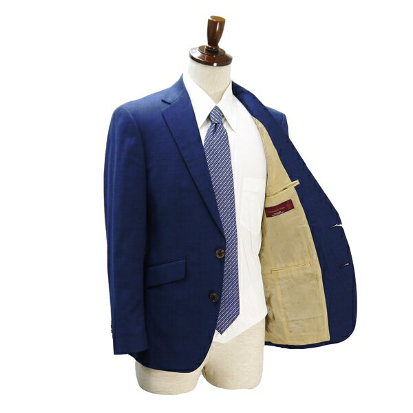 【送料無料】4NJ006】Ermenegildo Zegna 2つボタン シングルスーツ Y6 M 青みがかったダークネイビー グレンチェック 春秋 合物 9663403【中古】【メンズビジネス】202410