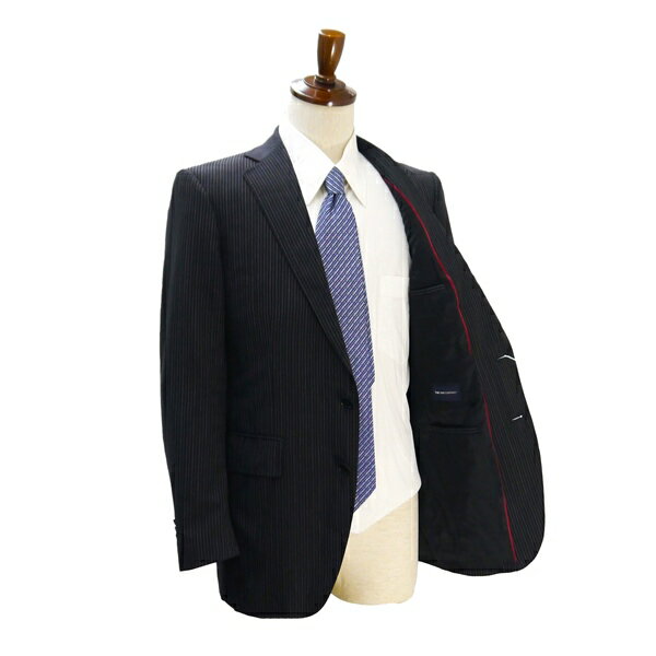 【50％OFF】4NJ008】THE SUIT COMPANY 2つボタン シングルスーツ Y6 M ダークグレー 暗灰色 ストライプ ノータック 本切羽 春夏 0629871【スーパーSALE】【送料無料】【中古】【メンズビジネス】202410