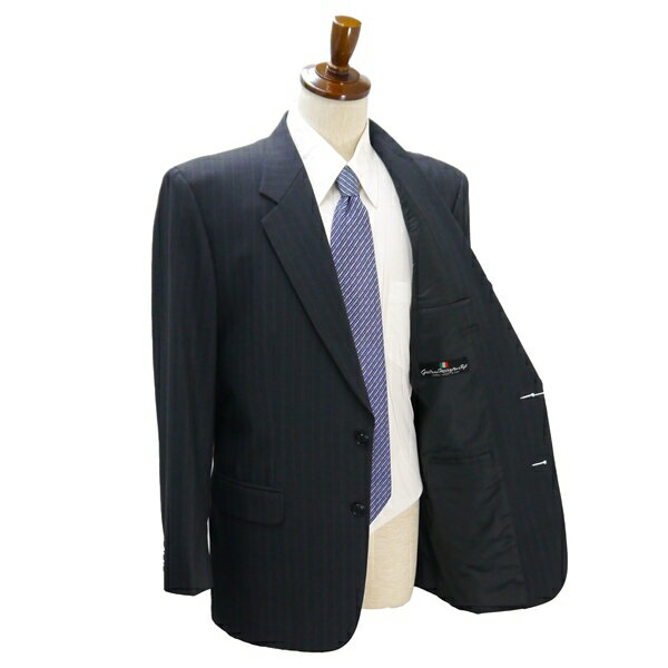 【10％OFF】5ND036】XING FOR MEN Gaetano Marzotto&Figli 2つボタン シングルスーツ A9 XL ダークグレー ストライプ 春夏 32-20031 【スーパーSALE】【送料無料】【中古】【メンズビジネス】202504