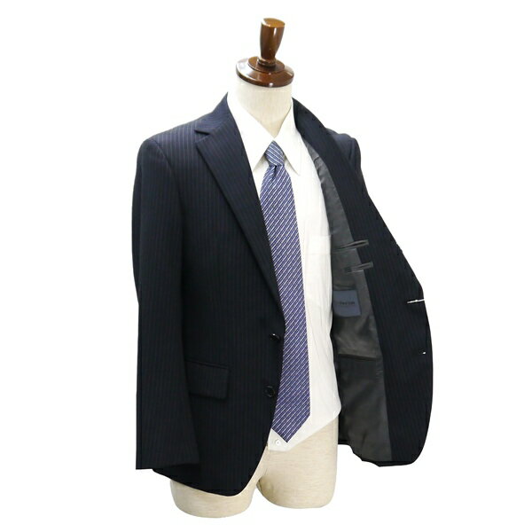 【10％OFF】5NE005】GINZA Global Style Technical Worsted Fabric 2つボタン シングルスーツ A5 M ダークネイビー ストライプ 春秋冬 N8-1105 【スーパーSALE】【送料無料】【中古】【メンズビジネス】202505