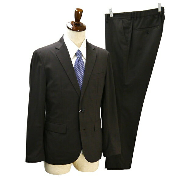 5NE021】UNITED ARROWS GREEN LABEL RELAXING 2つボタン シングルスーツ A6 M ダークブラウン アジャスター 春夏 3222-186-2976 【送料無料】【中古】【メンズビジネス】202505