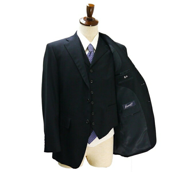 【10％OFF】5NF035】美品 P.mauriat 3ピース 段返り 3つボタン シングルスーツ A5 M ダークグレー シャドーストライプ 春秋冬 869606 【スーパーSALE】【送料無料】【中古】【メンズビジネス】202506