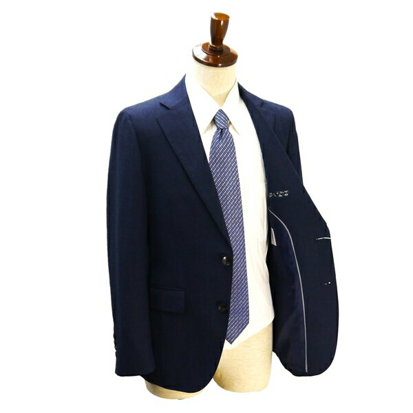 スーツセレクト 2つボタン シングルスーツ 袖口4つボタン AB5 M ダークネイビー ワンタック 本切羽 春秋冬 SLGP1901 5NF058 【送料無料】【中古】【メンズビジネス】202506