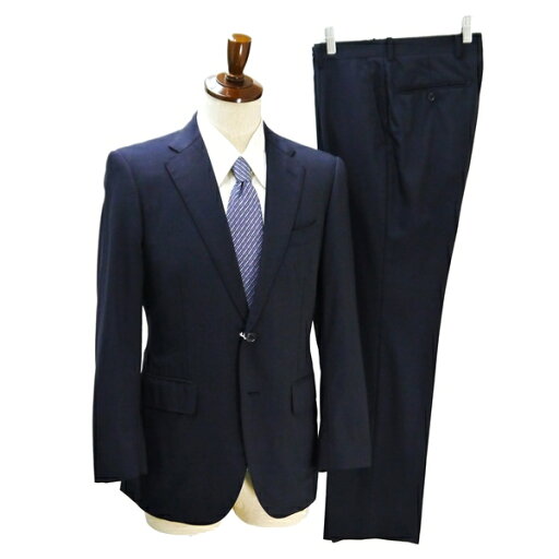 TODHOUSE 2つボタン シングルスーツ 袖口3つボタン A5 M ダークネイビー 濃紺 ストライプ ノータック 春夏 682B4421 5NG006 【送料無料】【中古】【メンズビジネス】202507 TODHOUSE 2つボタン シングルスーツ 袖口3つボタン A5 M ダークネイビー 濃紺 ストライプ ノータック 春夏 682B4421 5NG006 【送料無料】【中古】【メンズビジネス】202507