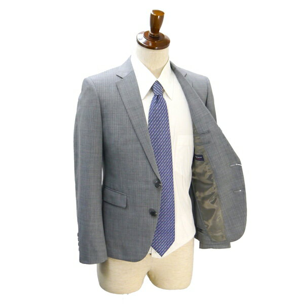 【送料無料】5NG034】スーツカンパニー TASMANIA WOOL 2つボタン シングルスーツ Y5 M グレー シャドーストライプ 本切羽 春夏 PNG61768 【中古】【メンズビジネス】202507