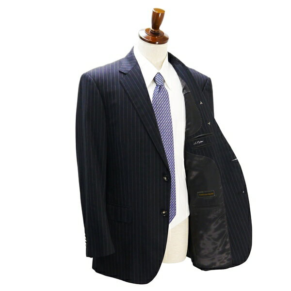 【10％OFF】5NG102】CHRISTIAN ORANI 2つボタン シングルスーツ AB7 L ダークグレー ストライプ ワンタック ウエストアジャスター 春夏 YK21322 【スーパーSALE】【送料無料】【中古】【メンズビジネス】202507