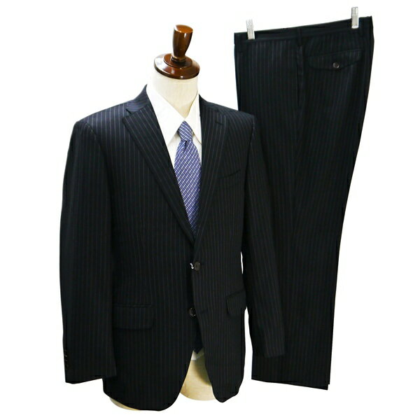 【美品】Mr.JUNKO セットアップ スーツ 黒系 AB8 ツーパンツ スタイリッシュスーツ【黒無地】【就活】 (MJ235-91) | Mr.JUNKO