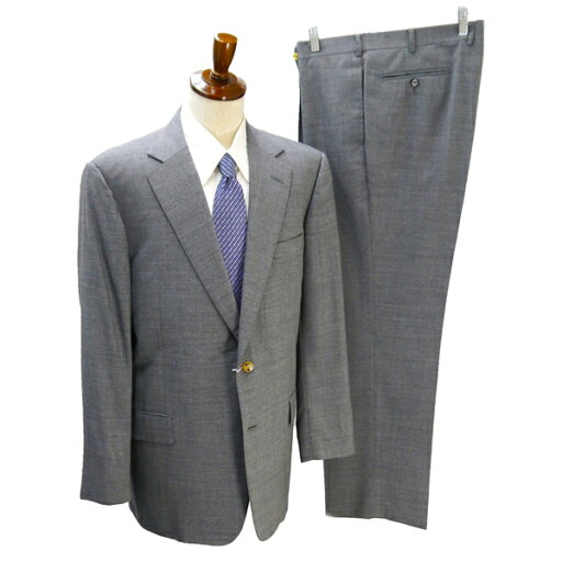 HENRY POOLE イタリア製カノニコ 2つボタン シングルスーツ BB7 XL グレー 灰色 ワンタック 本切羽 春秋 合物 9661064 5NH004 【中古】【メンズビジネス】202508 HENRY POOLE イタリア製カノニコ 2つボタン シングルスーツ BB7 XL グレー 灰色 ワンタック 本切羽 春秋 合物 9661064 5NH004 【中古】【メンズビジネス】202508