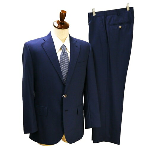 Ermenegildo Zegna 2つボタン シングルスーツ AB5 M 青みがかったダークネイビー ストライプ 春秋冬 6496180 2355 0000 5NH015 【送料無料】【中古】【メンズビジネス】202508 Ermenegildo Zegna 2つボタン シングルスーツ AB5 M 青みがかったダークネイビー ストライプ 春秋冬 6496180 2355 0000 5NH015 【送料無料】【中古】【メンズビジネス】202508