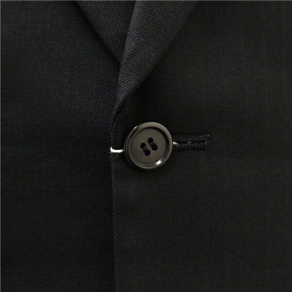 Tailor's Heart&Hand by HANABISHI 2つボタン シングルスーツ AB5 M ダークグレー シャドーストライプ 春秋 合物 29830 5NI041 【送料無料】【中古】【メンズビジネス】202509