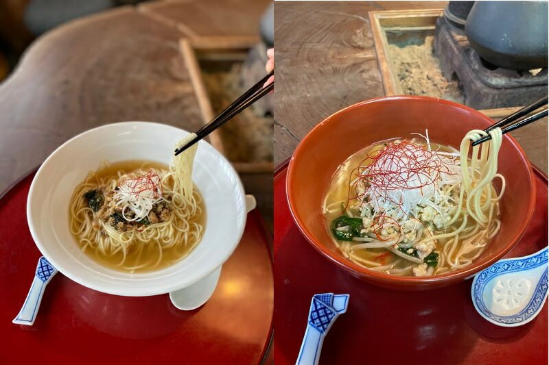 【産直商品】【焼津鯖ラーメン乾麺10食セット】（醤油味5食・味噌味5食）