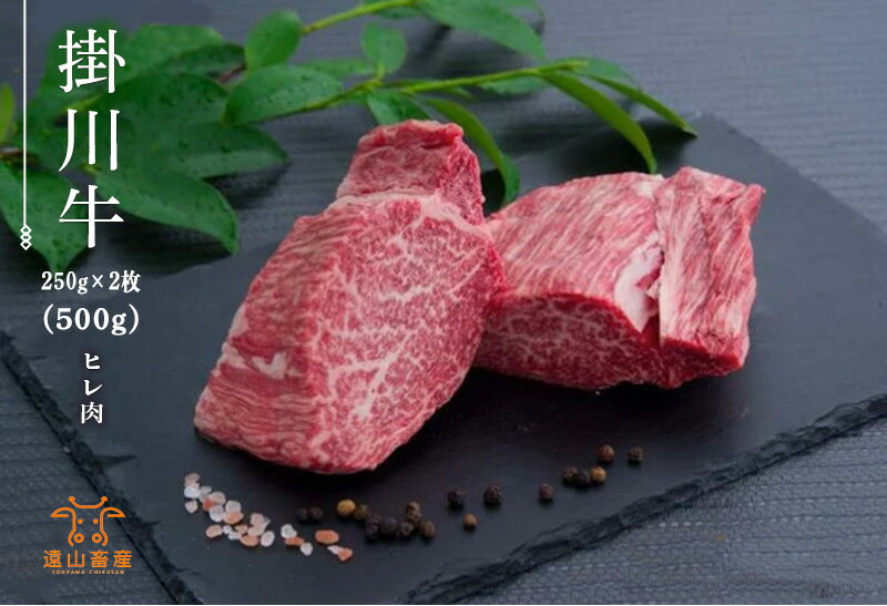 【産直商品】掛川牛「和牛」ヒレ肉500g(250g×2枚)のサムネイル