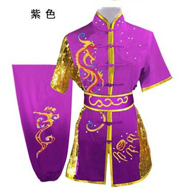 【1着限定在庫あり!Sサイズのみ!すぐに発送致します!!】紫色刺繍龍長拳服【送料無料】 【1着限定在庫あり!Sサイズのみ!すぐに発送致します!!】紫色刺繍龍長拳服【送料無料】