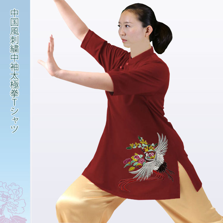 【メール便対応！】【太極拳】カッコイイ中国武術デザインTシャ